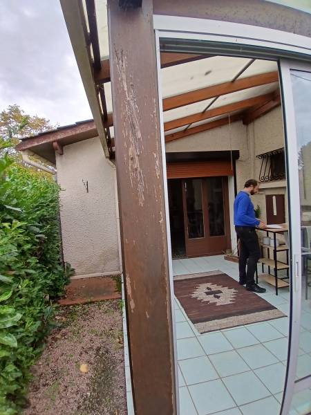 Isolation de la Véranda sur un chantier à venir d'ITE à Cugnaux