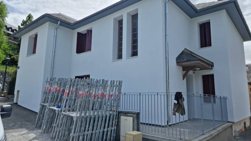 Chantier réalisé de ITE à Arreau