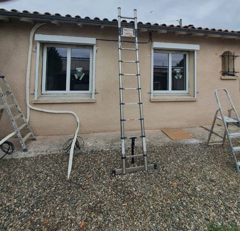 Changement des ouvertures sur un chantier de Rénovation Globale en Haute Garonne